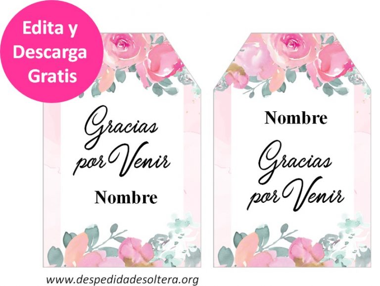 Tarjetas de agradecimiento Despedida de Soltera